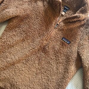 Patagonia Tan Fleece Half-Zip Pullover
